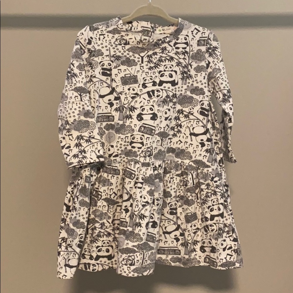 Bonnie Mob Organic Cotton Panda Dress 18-24